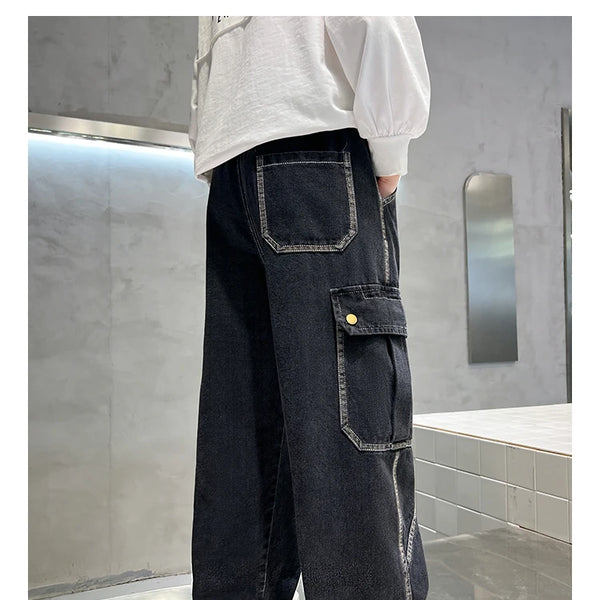 Pantalon jean con diseño actual para  niño, cómodo y elegante