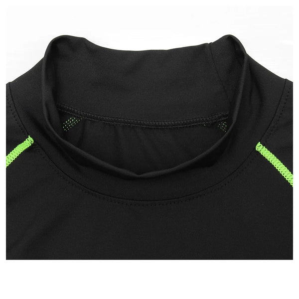 Camiseta deportiva para hombre, camiseta de secado rápido para culturismo y correr, camiseta de compresión de manga larga para gimnasio, camiseta ajustada para Fitness para hombre Rashgard