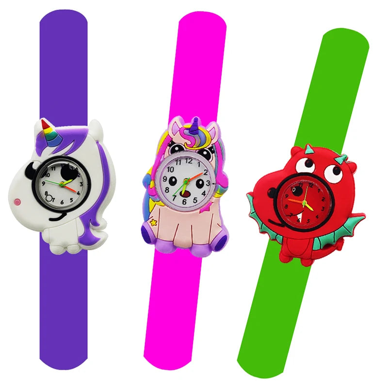 Reloj de unicornio juguetes para niños, relojes de cuarzo para niños, reloj para niños, reloj para bebé, regalo de Navidad