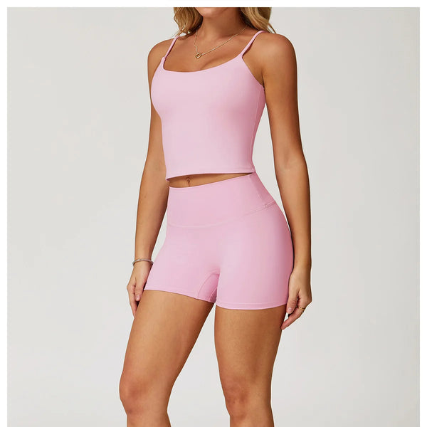 Conjunto deportivo de 2 piezas para mujer, atractivo y cómodo