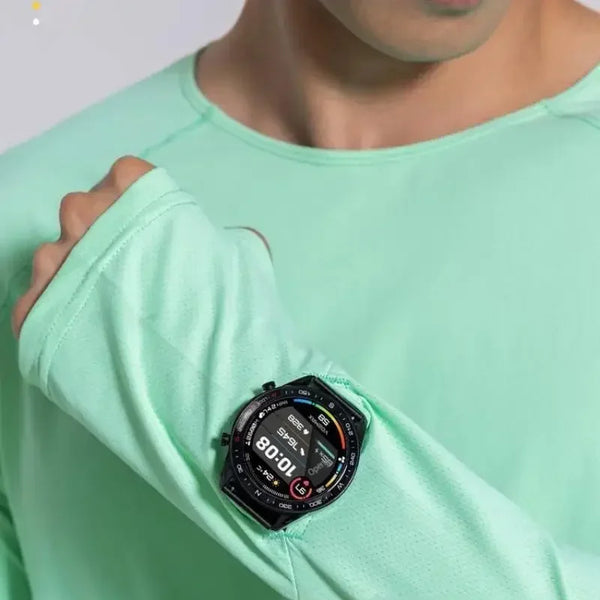 Camiseta para correr maratón para hombre, camiseta de manga larga Anti-UV de secado rápido para entrenamiento, traje de entrenamiento físico con agujero para el pulgar, puño antiestático