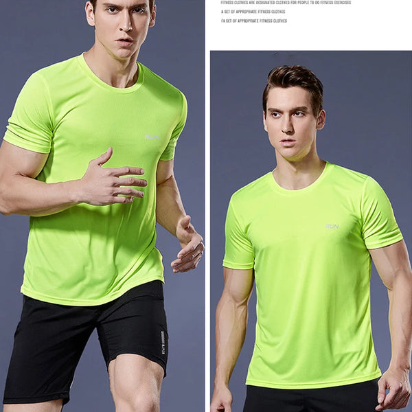 Camisetas deportiva para hombre, Camiseta deportiva de compresión de secado rápido, gimnasio y Fitness