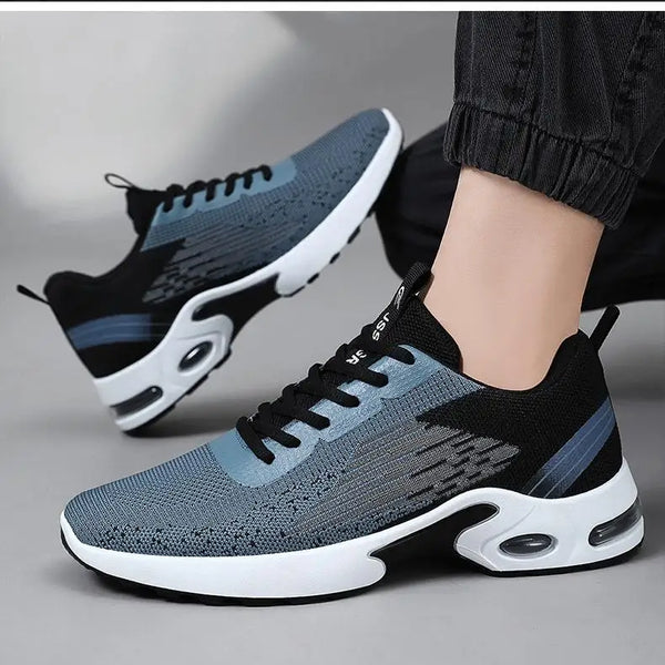 Zapatos de vestir informales para hombre 2025, nuevos zapatos deportivos suaves, cómodos zapatos de tenis transpirables, zapatos para caminar de malla ligera para exteriores