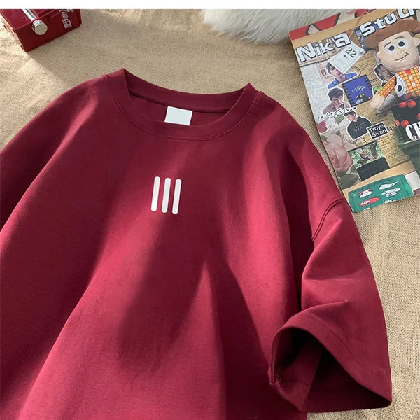 Camisetas de gran tamaño para hombre, Camiseta de algodón para hombre, camisetas con estampado de moda para hombre