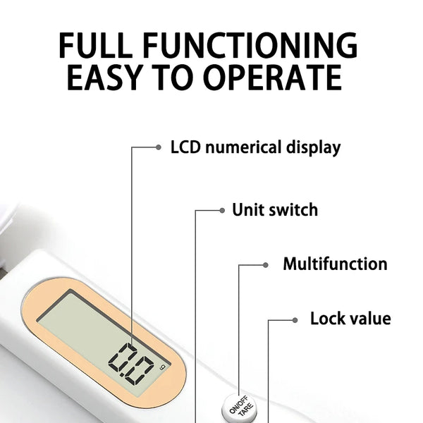 Báscula electrónica de cocina, 500g, 0,1g, LCD, medición Digital de alimentos, harina, cuchara Digital, Mini herramienta de cocina para báscula de café con leche