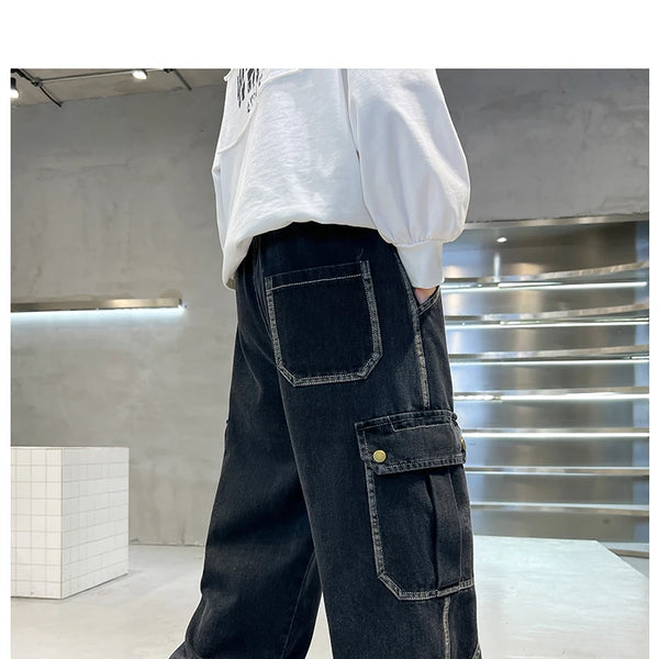 Pantalon jean con diseño actual para  niño, cómodo y elegante