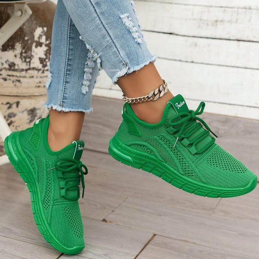 Zapatos de lona para mujer, zapatos deportivos para todas las estaciones, punta redonda, boca profunda