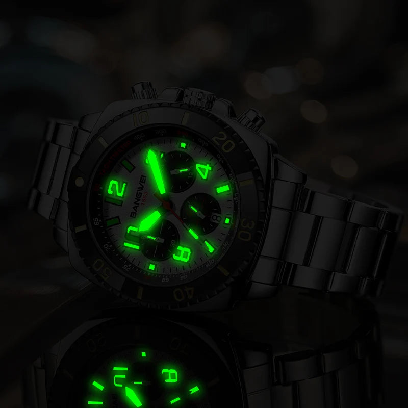 Nuevo reloj impermeable para hombres moda militar deportes cuarzo hombres reloj Casual fecha de negocios cronógrafo