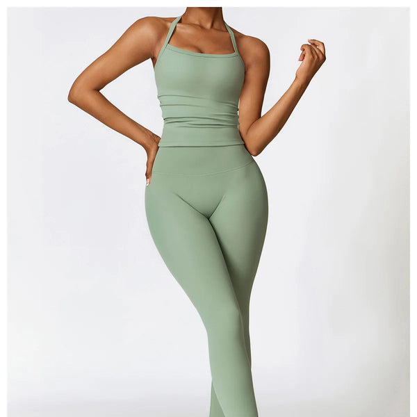 Conjunto deportivo de 2 piezas para mujer, muévete con comodidad y seguridad al momento de hacer ejercicio