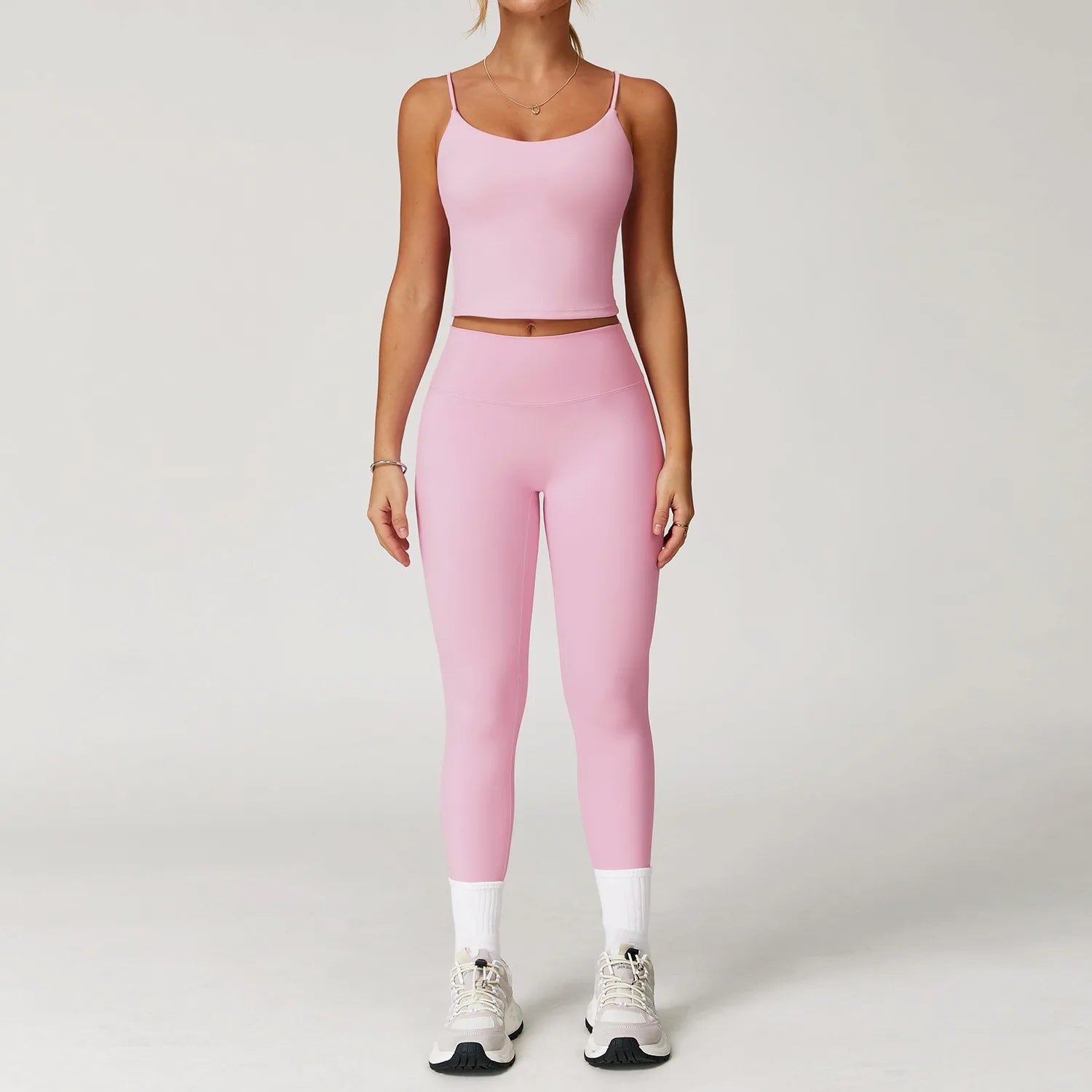 Conjunto deportivo de 2 piezas para mujer, atractivo y cómodo