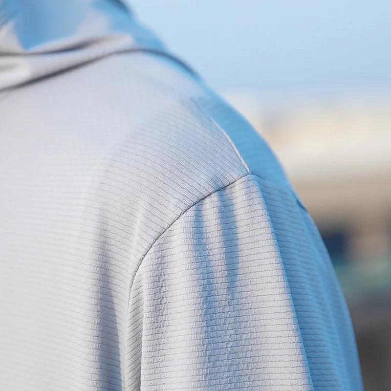 Chaqueta unisex novedad de verano UPF 50+ UV protección solar chaqueta con capucha hombres mujeres ligero senderismo al aire libre