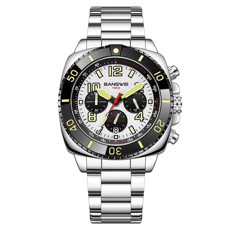 Nuevo reloj impermeable para hombres moda militar deportes cuarzo hombres reloj Casual fecha de negocios cronógrafo