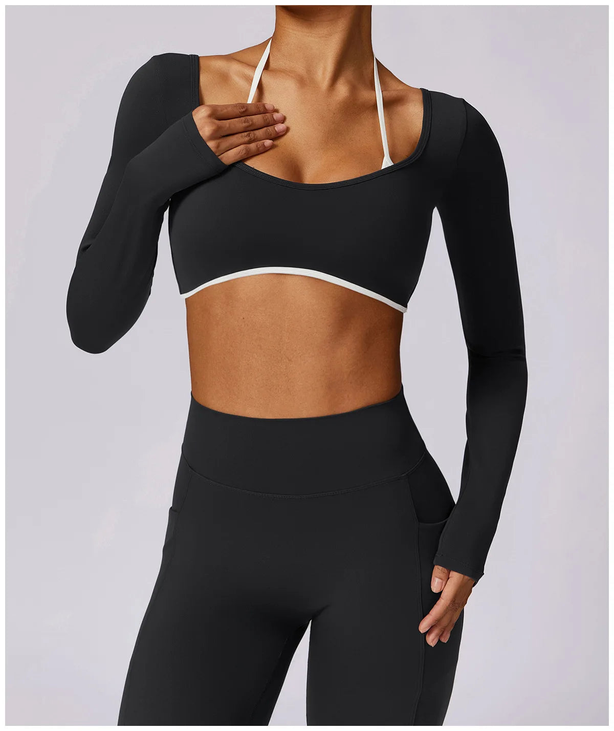 Conjunto deportivo para mujer, conjunto de 2 unidades ajustables y cómodos.