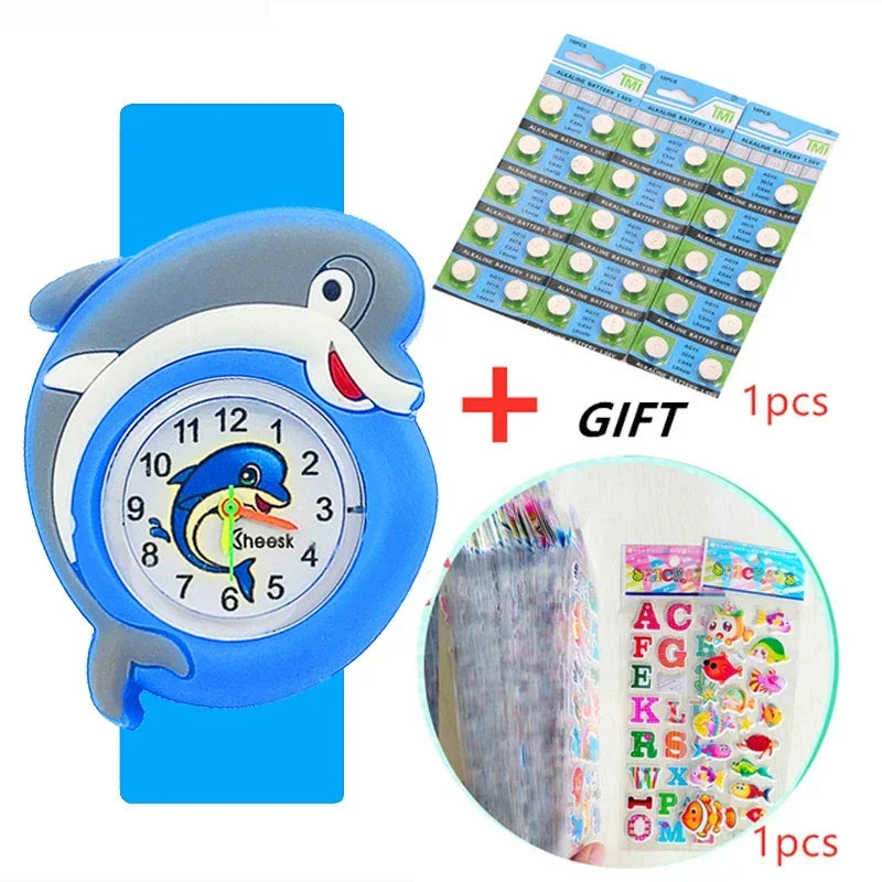 Reloj de unicornio juguetes para niños, relojes de cuarzo para niños, reloj para niños, reloj para bebé, regalo de Navidad