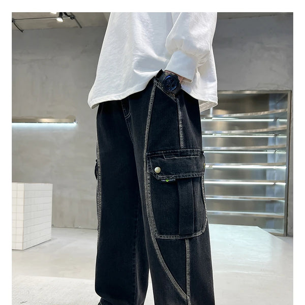 Pantalon jean con diseño actual para  niño, cómodo y elegante