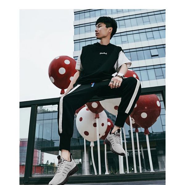 Zapatos deportivos para hombre, zapatos transpirables para exteriores, zapatillas ligeras para hombre, calzado de entrenamiento atlético cómodo