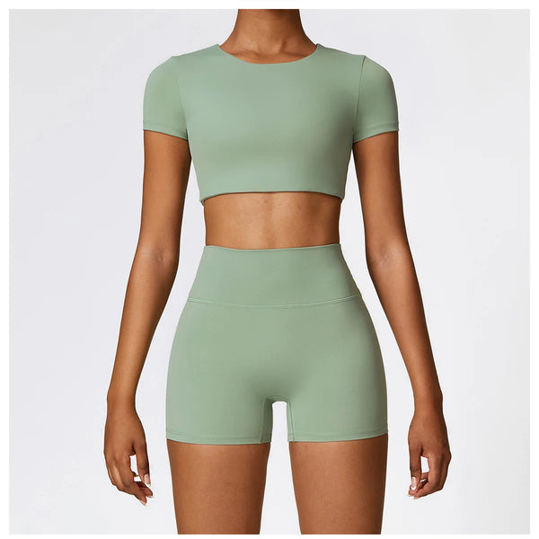 Conjunto deportivo de 2 piezas para mujer, muévete con comodidad y seguridad al momento de hacer ejercicio