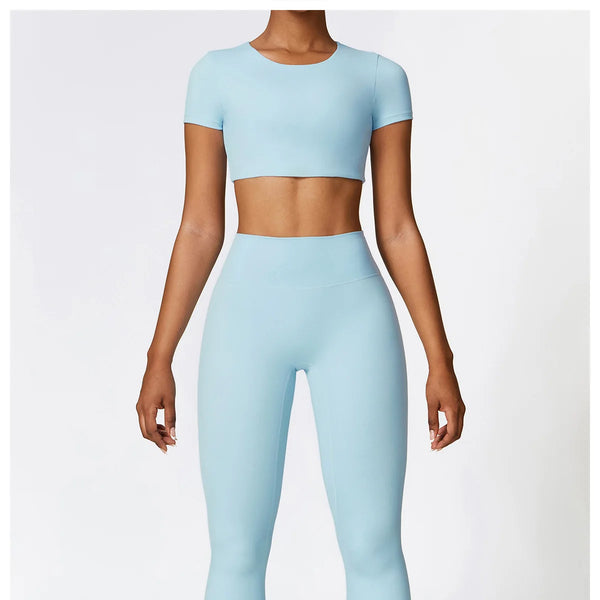 Conjunto deportivo de 2 piezas para mujer, muévete con comodidad y seguridad al momento de hacer ejercicio