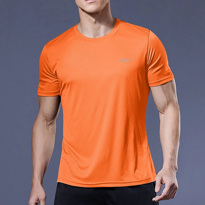 Camisetas deportiva para hombre, Camiseta deportiva de compresión de secado rápido, gimnasio y Fitness