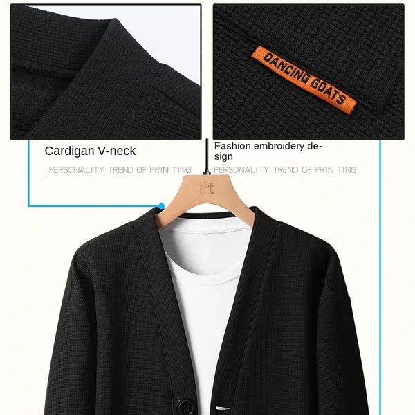 Chaqueta de verano para hombre, chaqueta de secado rápido de seda helada, chaleco informal de negocios de alta gama