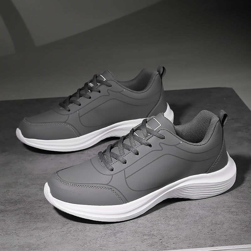 Zapatos para hombre, zapatillas cálidas de invierno para hombre, zapatos antideslizantes transpirables, zapatos informales suaves con cordones, ligeros