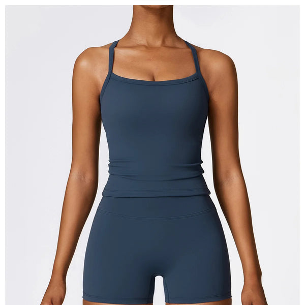 Conjunto deportivo de 2 piezas para mujer, muévete con comodidad y seguridad al momento de hacer ejercicio