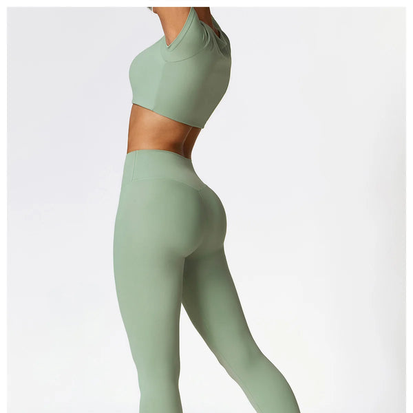 Conjunto deportivo de 2 piezas para mujer, muévete con comodidad y seguridad al momento de hacer ejercicio