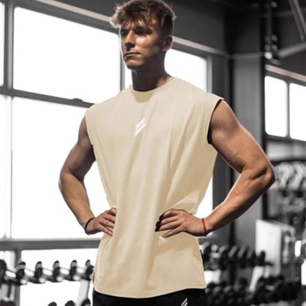 Camiseta sin mangas deportiva para hombre, camiseta sin mangas de entrenamiento y transpirable, chaleco de secado rápido, ropa deportiva para verano