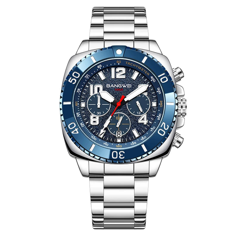 Nuevo reloj impermeable para hombres moda militar deportes cuarzo hombres reloj Casual fecha de negocios cronógrafo