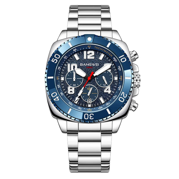 Nuevo reloj impermeable para hombres moda militar deportes cuarzo hombres reloj Casual fecha de negocios cronógrafo