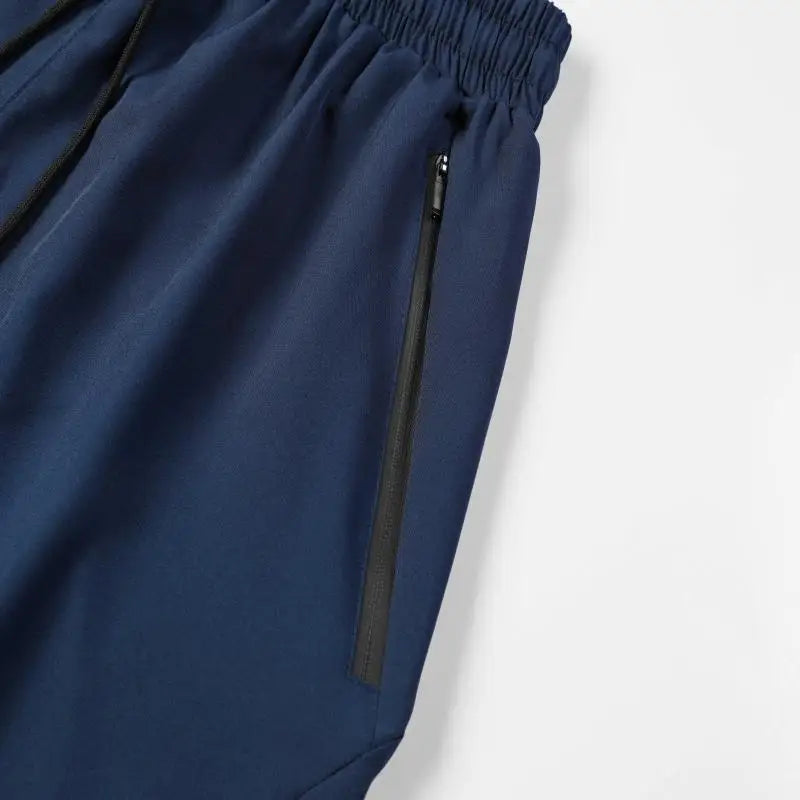 Pantalones cortos deportivos de secado rápido para hombre, Shorts transpirables con cordón en la cintura.