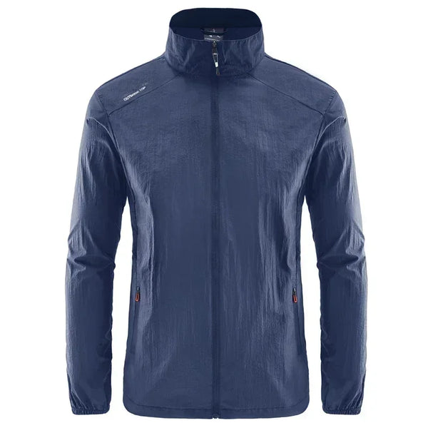 Chaqueta de senderismo de secado rápido para hombre, abrigos impermeables con protección solar UV, para deportes al aire libre, pesca, Camping, correr, verano