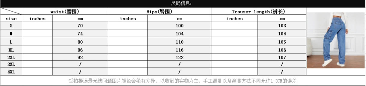 Pantalones Cargo con múltiples bolsillos de cintura media para mujer, Pantalón retro de calidad