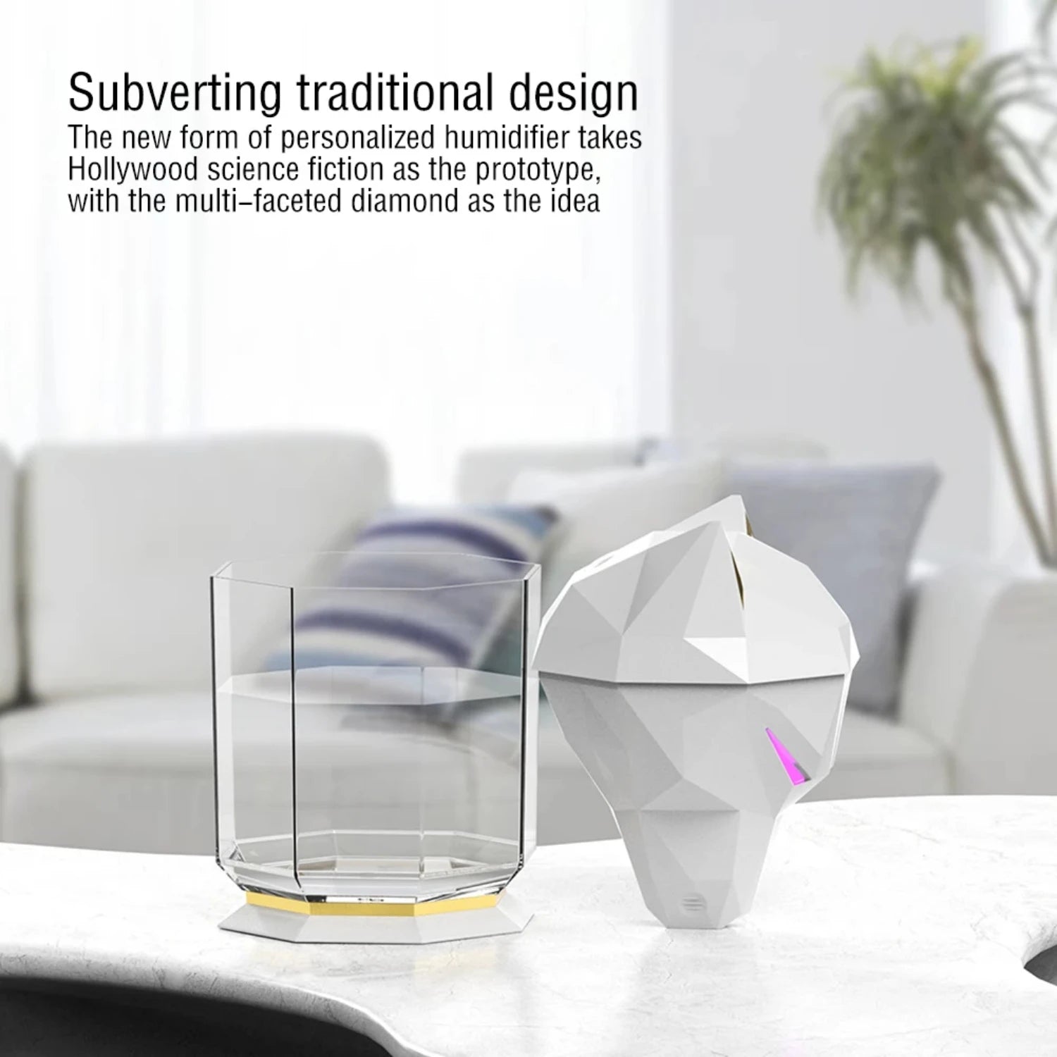 Humidificador de luz nocturna de ojo de lobo, eficiente y colorido, con capacidad de 650ml, difusor de aromaterapia silencioso alimentado por USB para el hogar