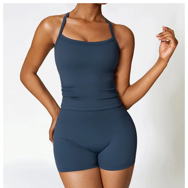 Conjunto deportivo de 2 piezas para mujer, muévete con comodidad y seguridad al momento de hacer ejercicio