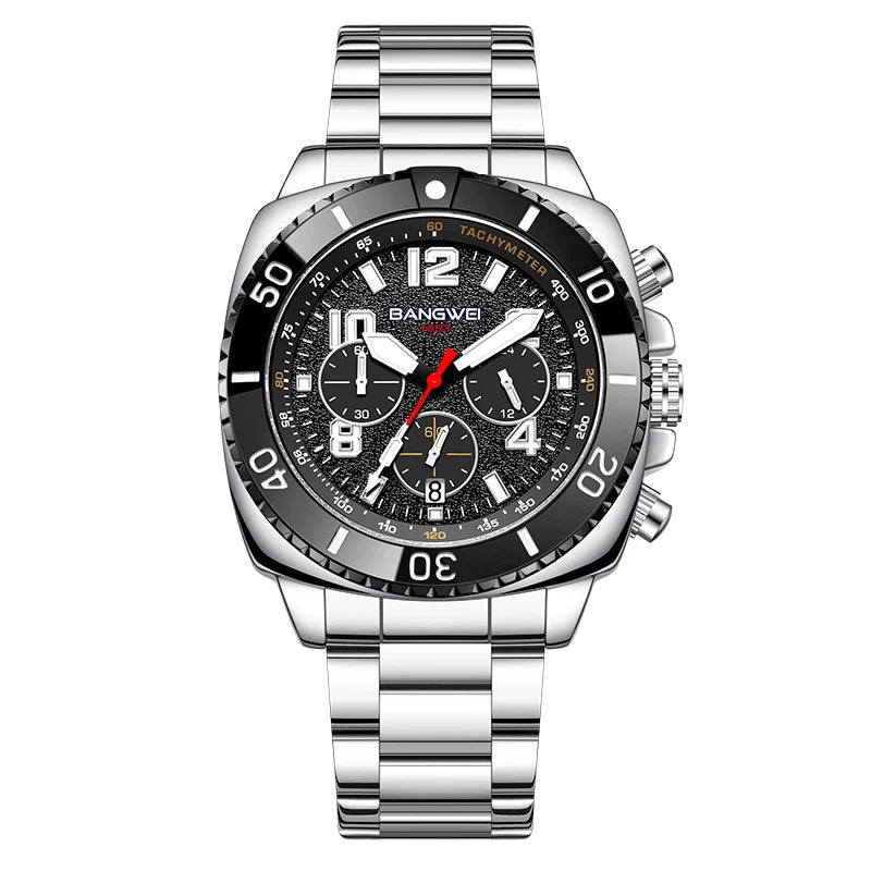 Nuevo reloj impermeable para hombres moda militar deportes cuarzo hombres reloj Casual fecha de negocios cronógrafo