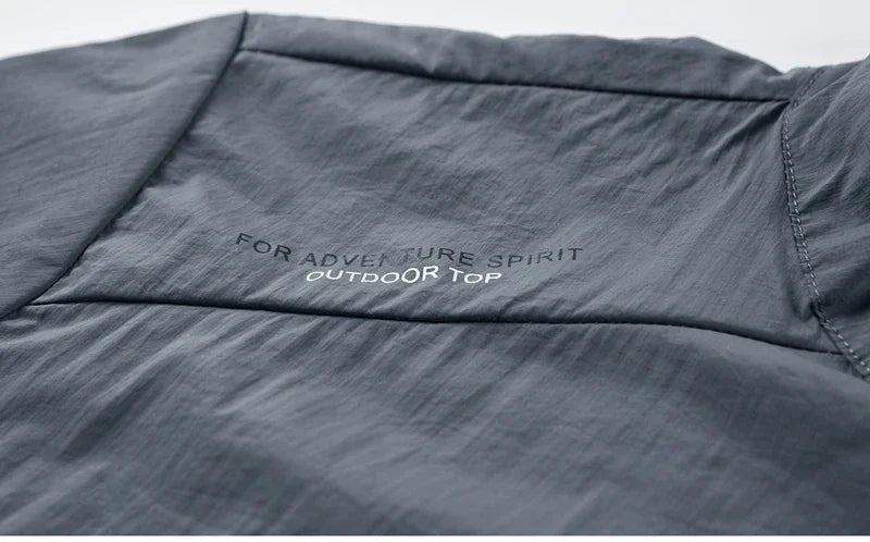Chaqueta de senderismo de secado rápido para hombre, abrigos impermeables con protección solar UV, para deportes al aire libre, pesca, Camping, correr, verano