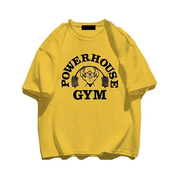 Camisetas de gimnasio de verano, moda deportiva, camiseta para hombre.