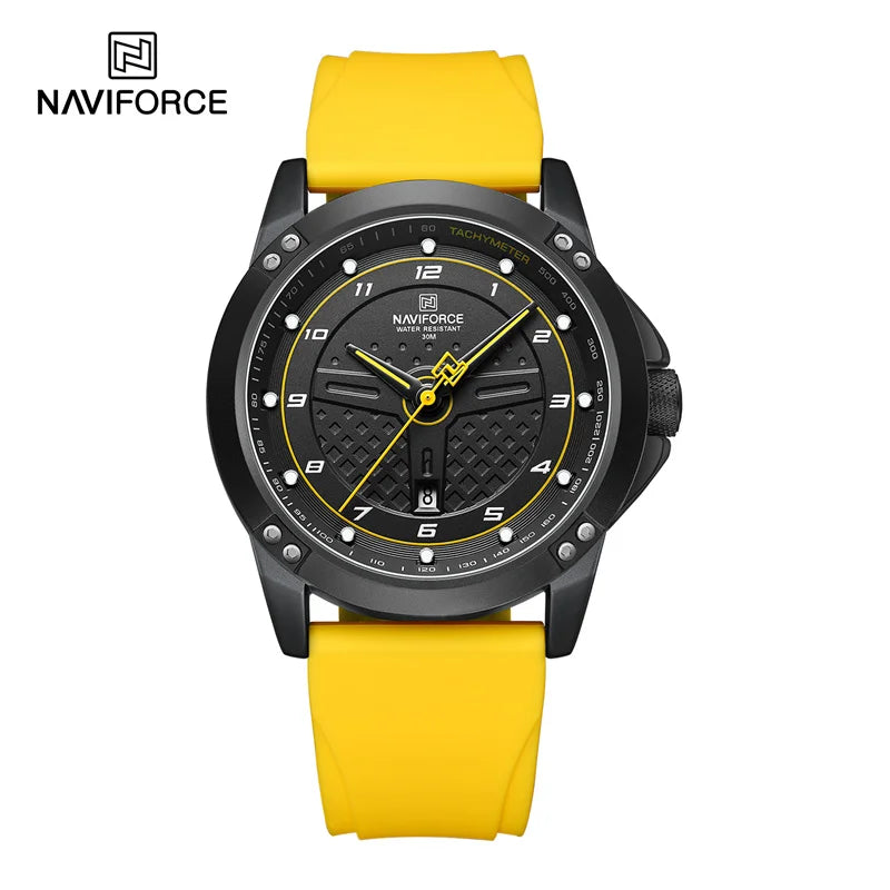 Reloj de pulsera informal de cuarzo, relojes impermeables a la moda para hombre, correa deportiva de silicona, reloj luminoso para hombre