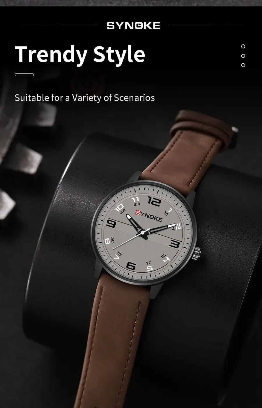 Reloj de cuarzo para hombre, cronógrafo Retro con correa de negocios, sencillo, deportivo, no mecánico