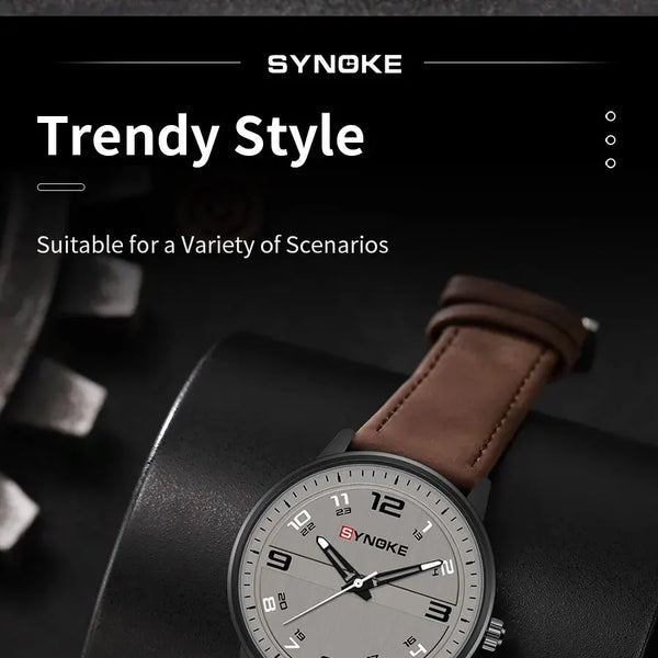 Reloj de cuarzo para hombre, cronógrafo Retro con correa de negocios, sencillo, deportivo, no mecánico