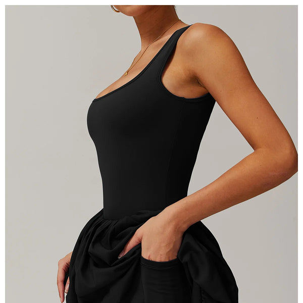 Hermoso traje deportivo para mujer, perfecto para varios tipos de deportes