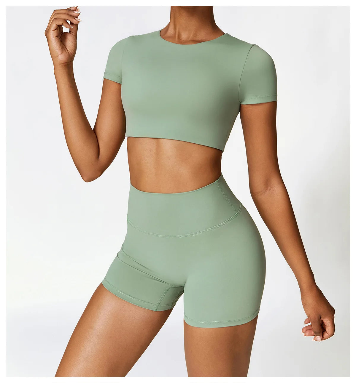 Conjunto deportivo de 2 piezas para mujer, muévete con comodidad y seguridad al momento de hacer ejercicio