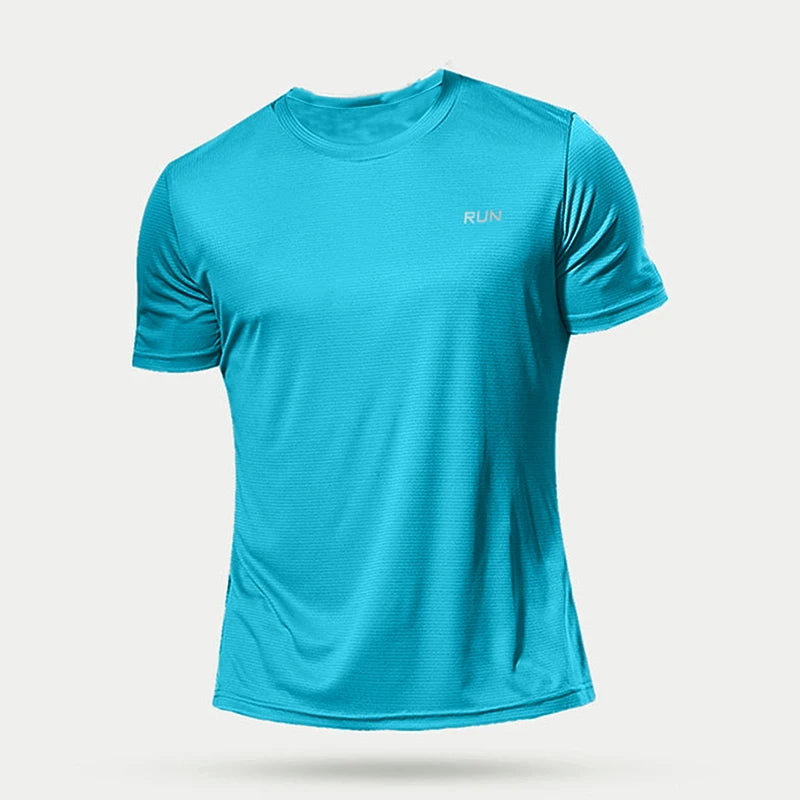 Camisetas deportiva para hombre, Camiseta deportiva de compresión de secado rápido, gimnasio y Fitness
