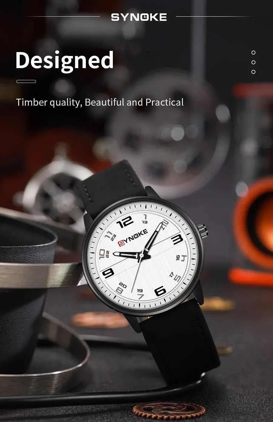 Reloj de cuarzo para hombre, cronógrafo Retro con correa de negocios, sencillo, deportivo, no mecánico