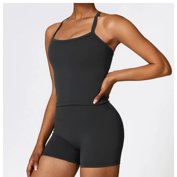 Conjunto deportivo de 2 piezas para mujer, muévete con comodidad y seguridad al momento de hacer ejercicio