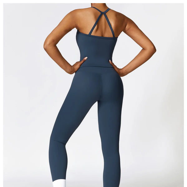 Conjunto deportivo de 2 piezas para mujer, muévete con comodidad y seguridad al momento de hacer ejercicio