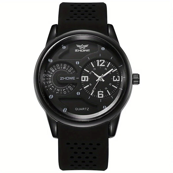 Los hombres deportivos de la moda miran los relojes de pulsera del cuarzo de la correa de silicona de la nueva llegada para el hombre analógico