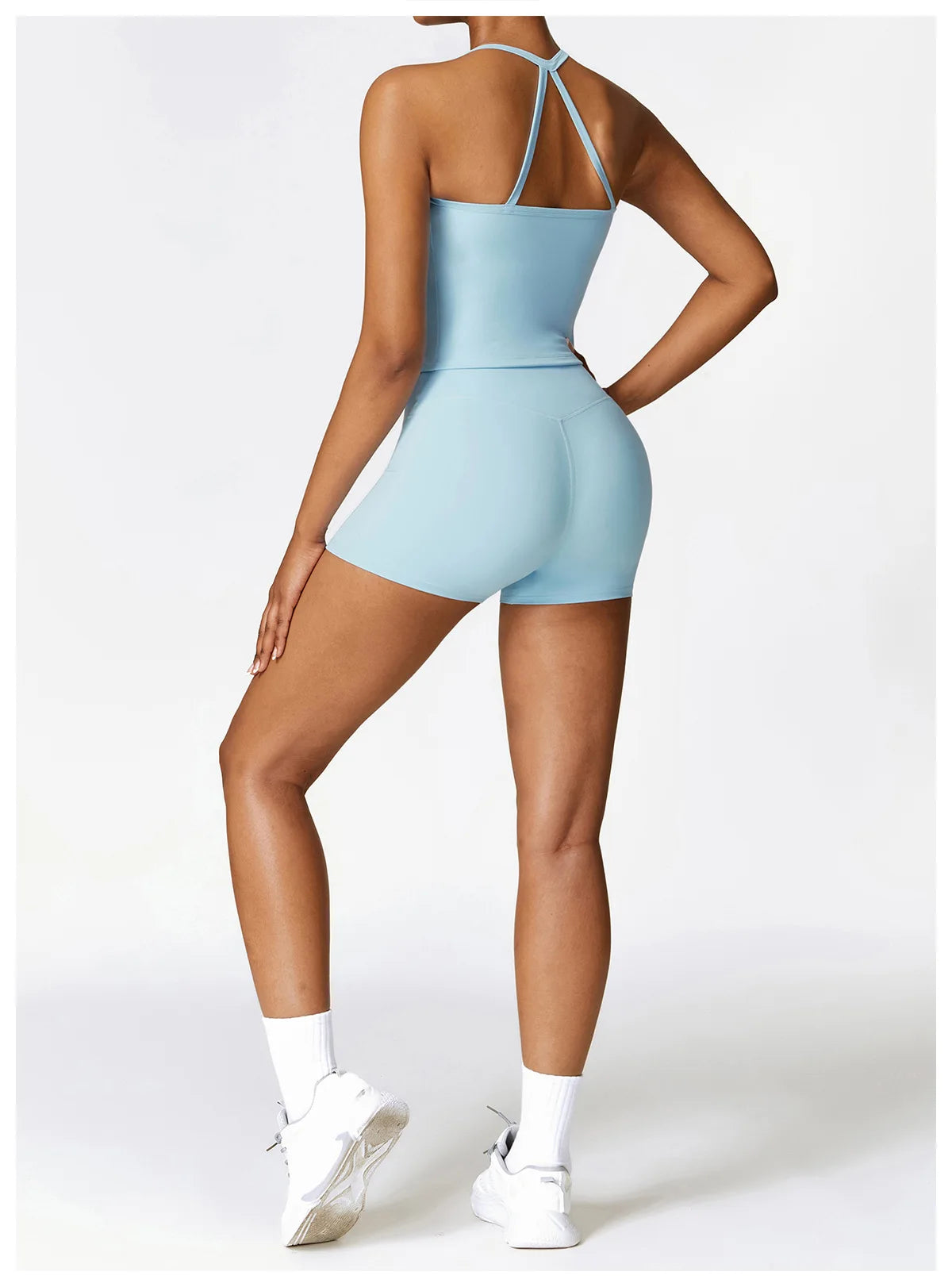 Conjunto deportivo de 2 piezas para mujer, muévete con comodidad y seguridad al momento de hacer ejercicio