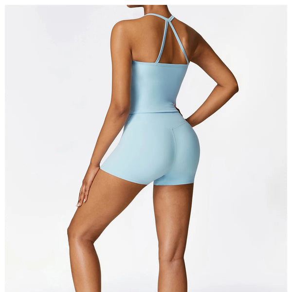 Conjunto deportivo de 2 piezas para mujer, muévete con comodidad y seguridad al momento de hacer ejercicio